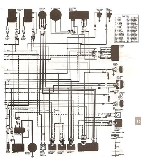 84 Vt 700 Wire Diagram schematic and wiring. . Yamaha virago 750 wiring diagram